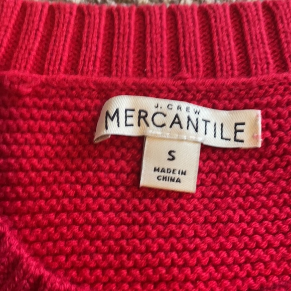 J Crew Sweater Red Sz S - Picture 2 of 5